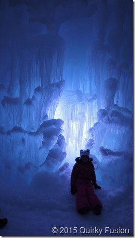 Ice Castle at Night